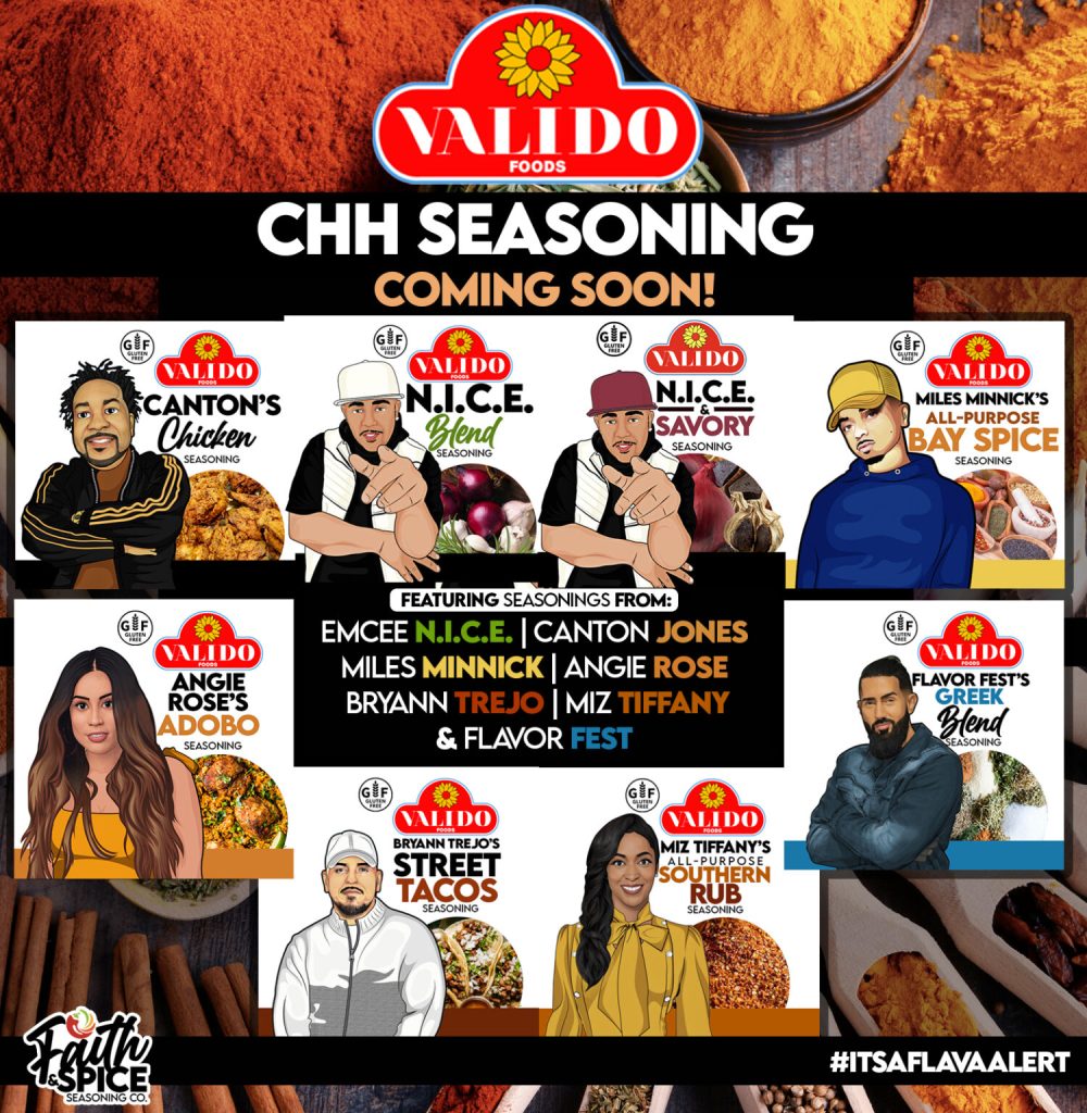 All Celebrity seasoning and spice CHH Gospel Hip Hop